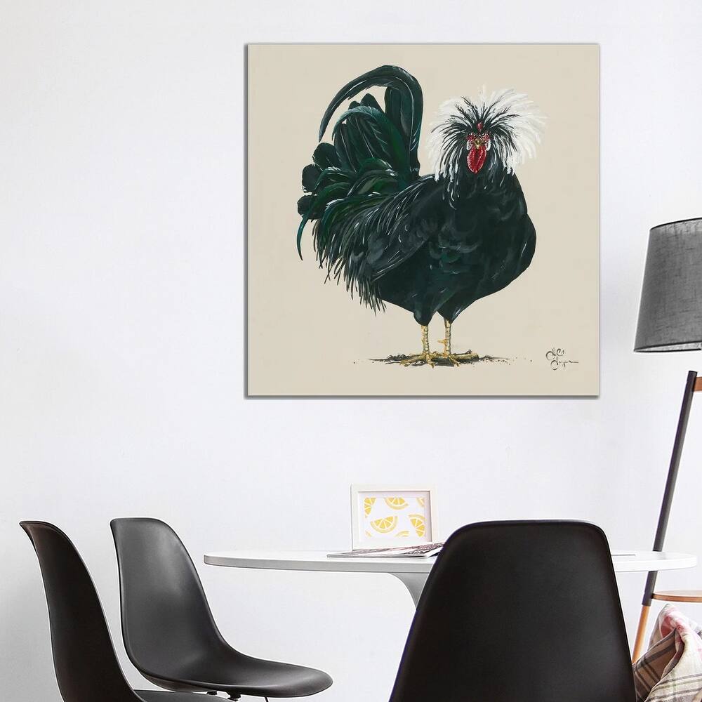 iCanvas "Chicken" by Hollihocks Art Canvas Print