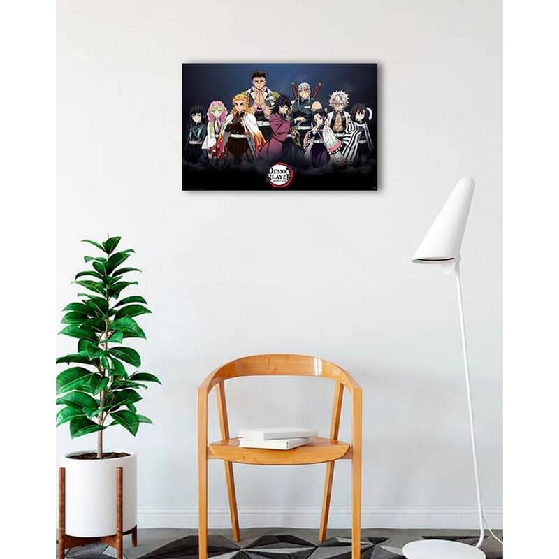 Demon Slayer Pillars Art Poster - 36 x 24 Inch