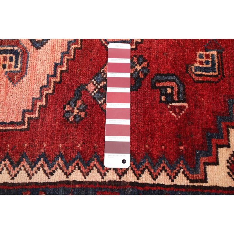 ECARPETGALLERY Hand-knotted Andelz Dark Red Wool Rug - 3'5 x 6'8