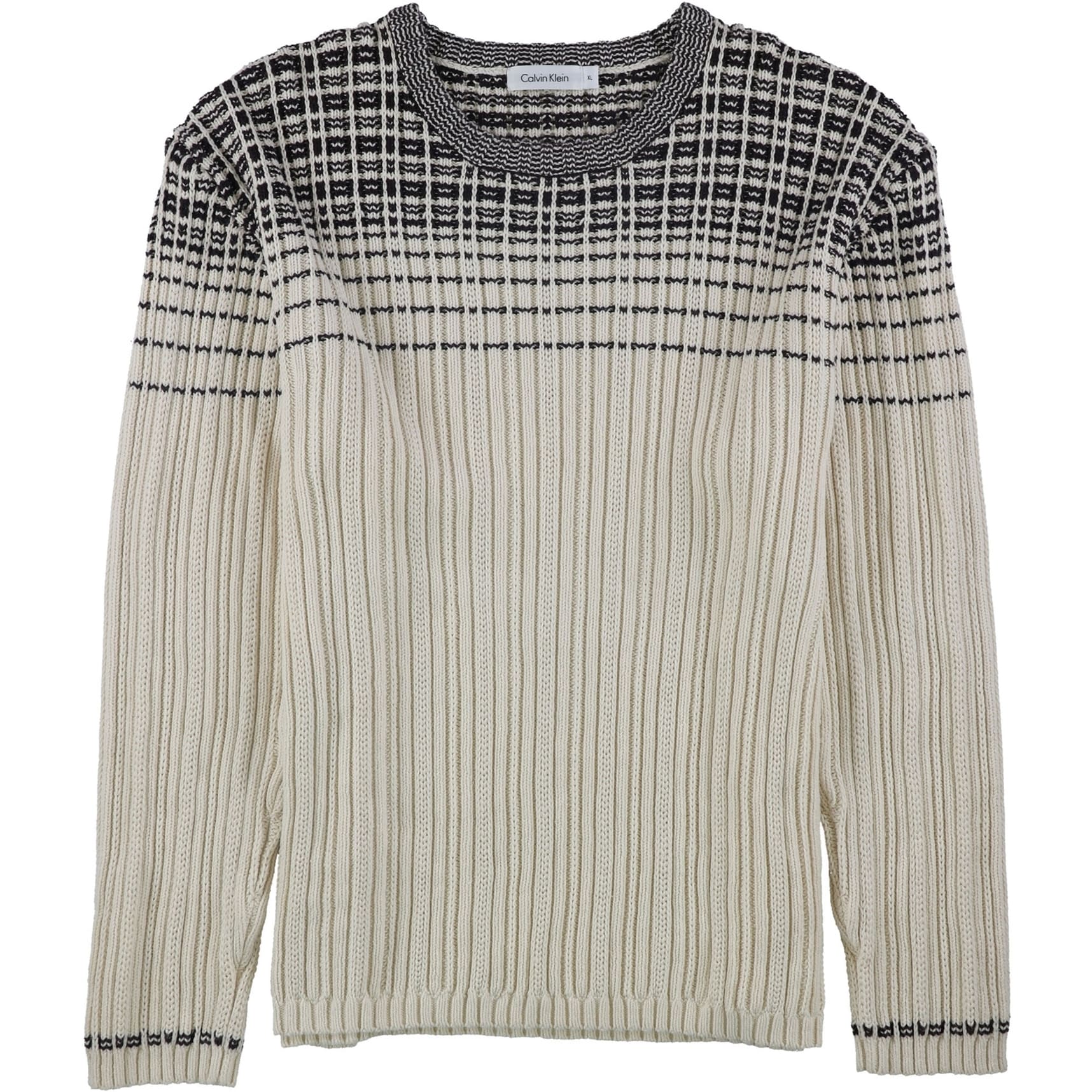 calvin klein white sweater