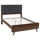 preview thumbnail 65 of 100, Robyn Upholstered Tufted Bedroom Set Dark Walnut