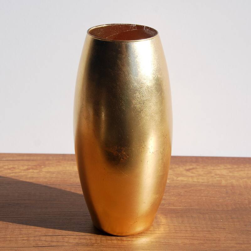 GILT 10" Gilded Flower Vase