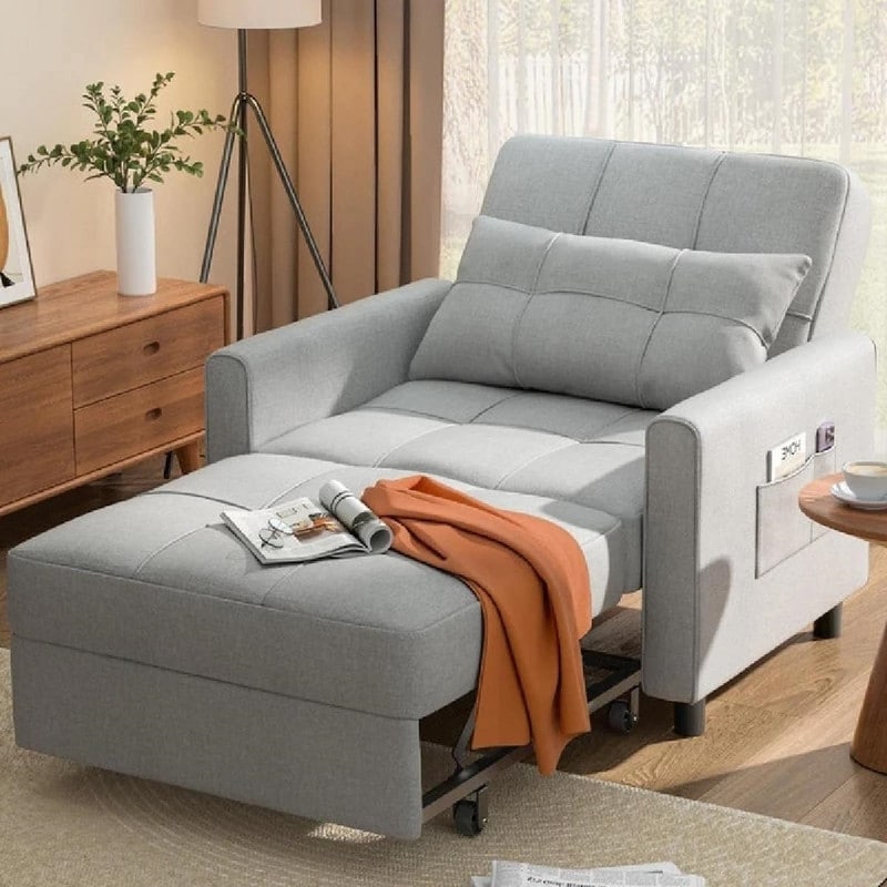 Tustin Convertible Lounge Sleeper Chair Stylish And Otocinculous
