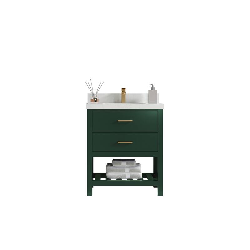 Willow Collections 30 in. W x 22 in. D Parker Single Sink Bathroom Vanity with Countertop