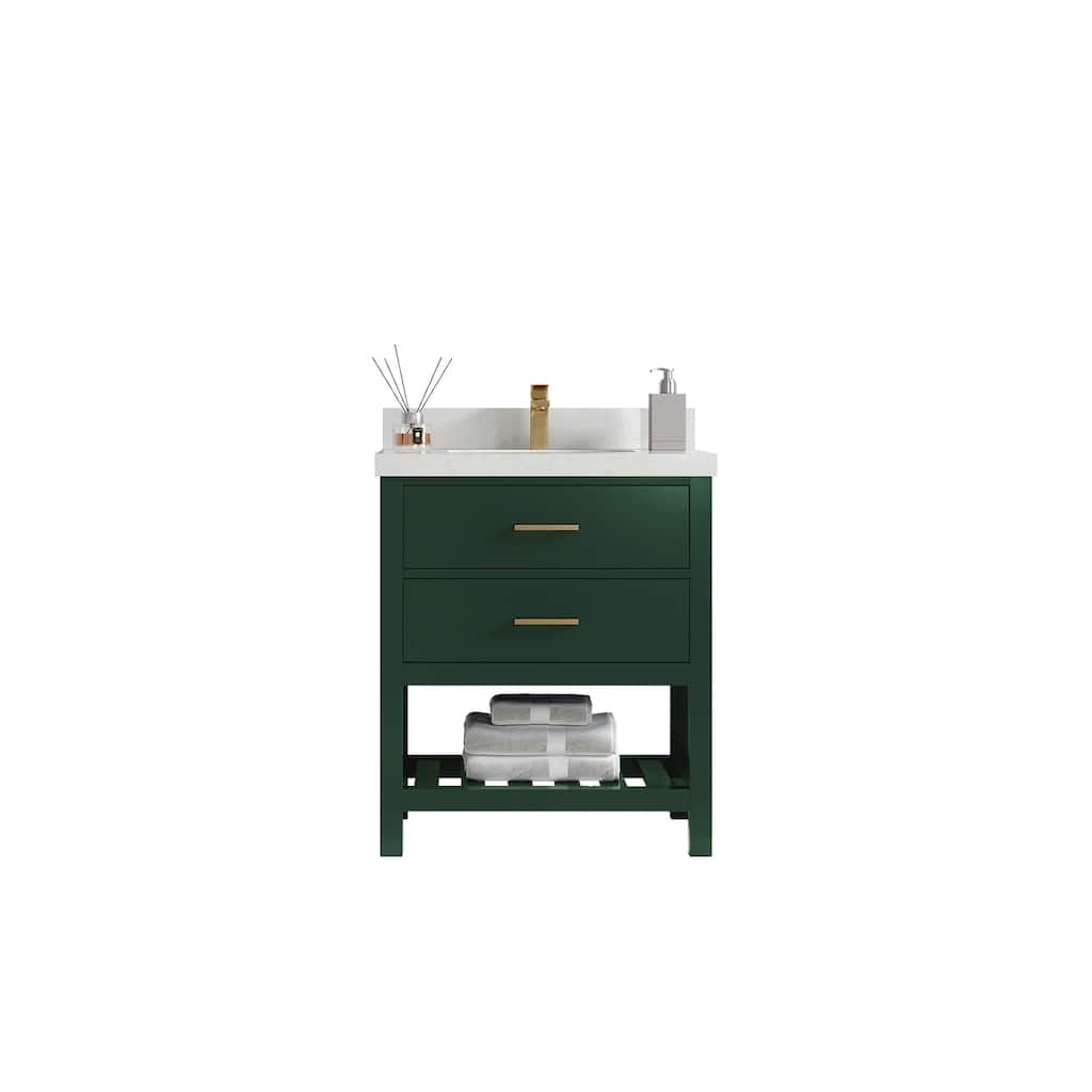 Willow Collections 30 in. W x 22 in. D Parker Single Sink Bathroom Vanity with Countertop