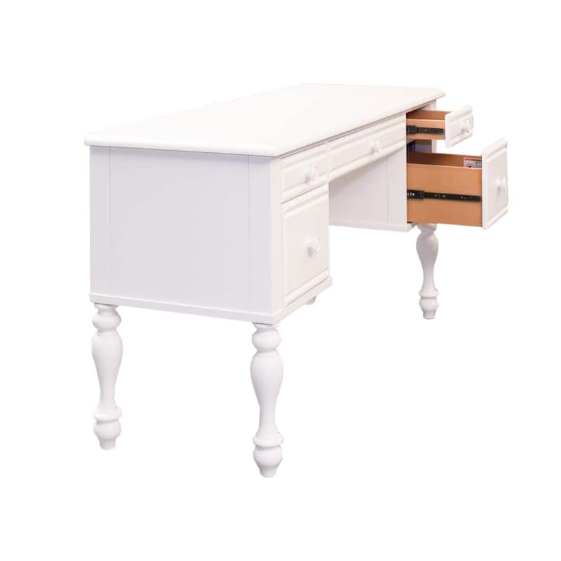 Summer House I Oyster White Vanity Desk - W56 x D20 x H30