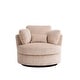 preview thumbnail 24 of 55, Oversized 360 Degreed Swivel Accent Chair Modern Soft Plush Corduroy Round Barrel Chair for Living Room Bedroom with Pillows