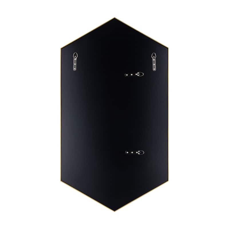 Put A Spell On You 22x40 Framed Hexagonal Mirror