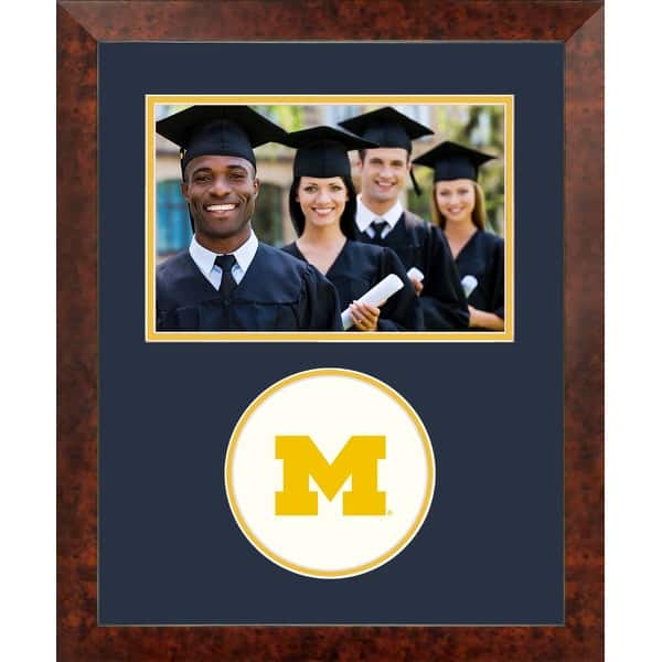University of Michigan Wolverines Spirit Photo Frame (Horizontal) - Bed ...