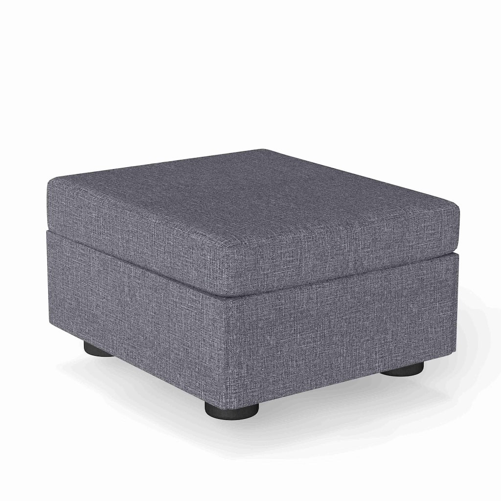 Sectional Couches Modular Sofa for Living Room - Grey-Ottoman only