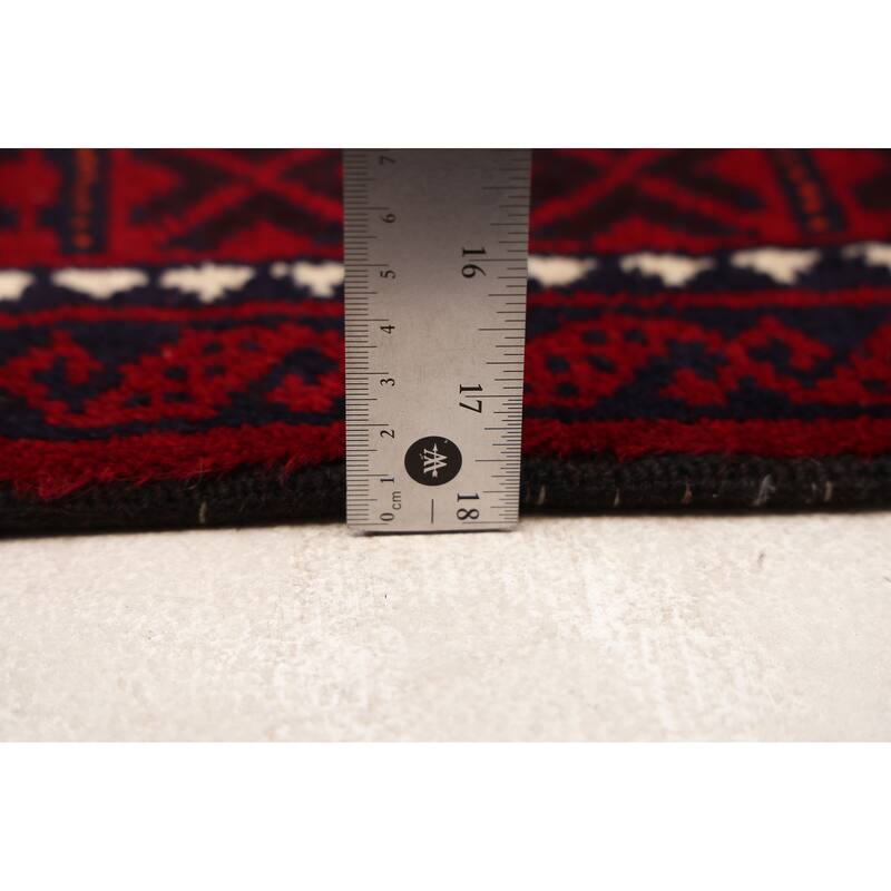 ECARPETGALLERY Hand-knotted Teimani Dark Navy Wool Rug - 3'4 x 6'0