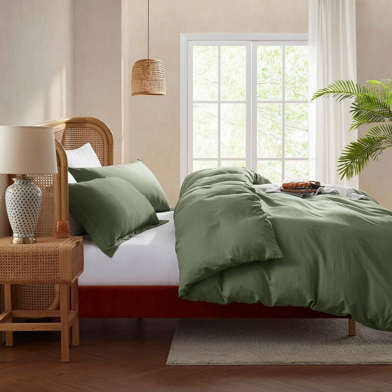 Emperyan 7 PC Bedding Set, Luxury Microfiber Duvet Cover With Sheets Bed Sets