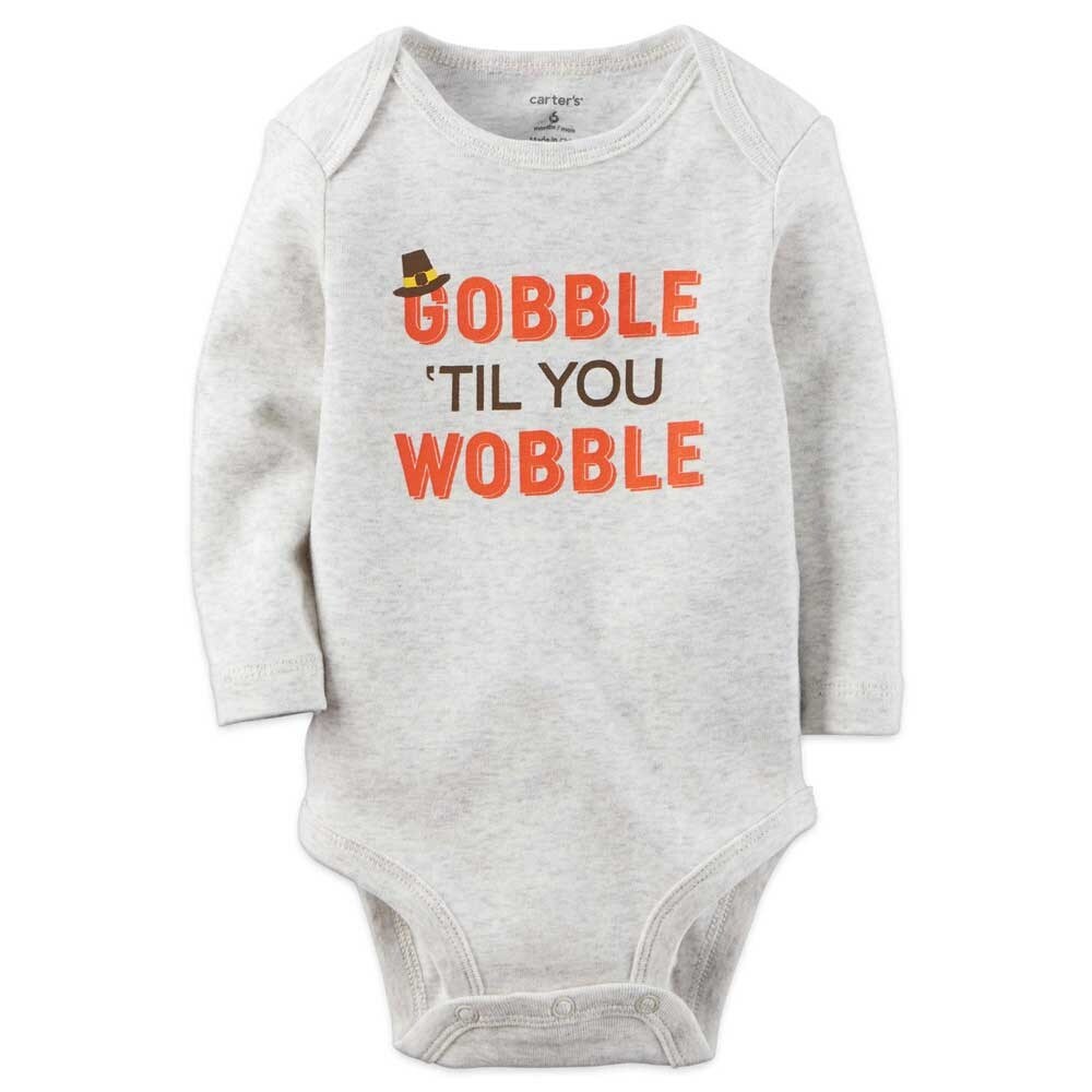 Clothing Shoes Accessories Gobble Til You Wobble Baby S Babies First Happy Thanksgiving Gerber Onesie One Pieces Volga 21 Ru