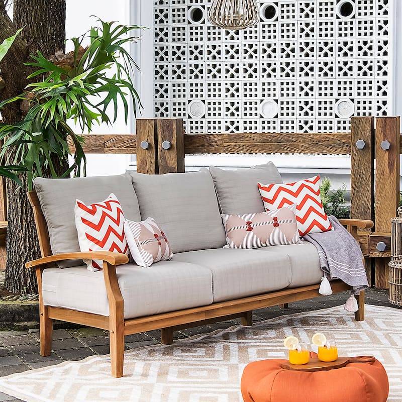 Cambridge Casual Leon 5-piece Teak Wood Patio Conversation Set