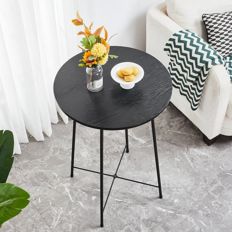 Taomika, Bistro Pub Table Round Dining Table-Brown/Black/Coffee/Maple Color-Four Colors