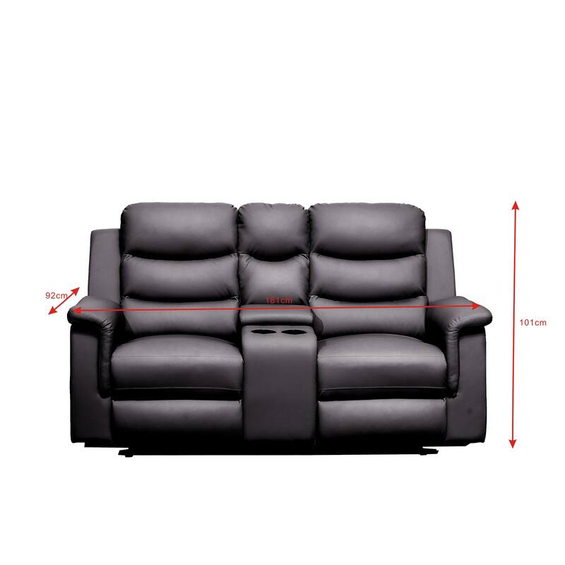 Reclining Loveseat With Middle Console Slipcover