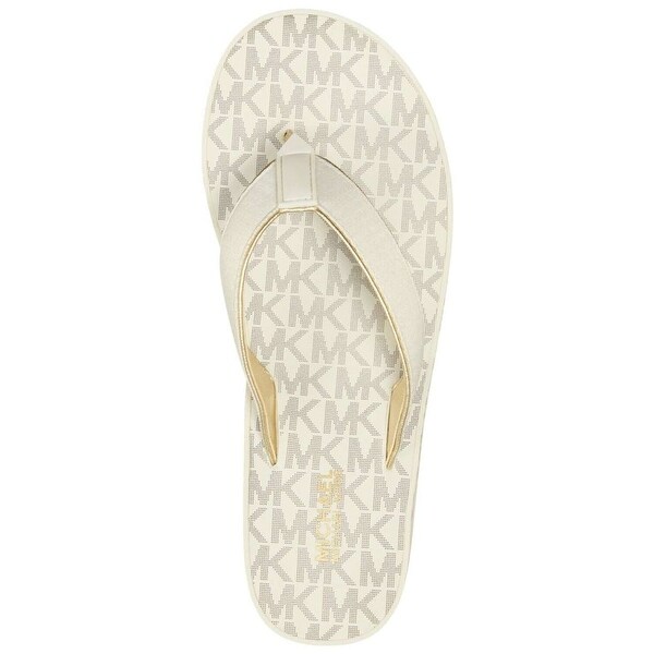 michael kors benny flip flops