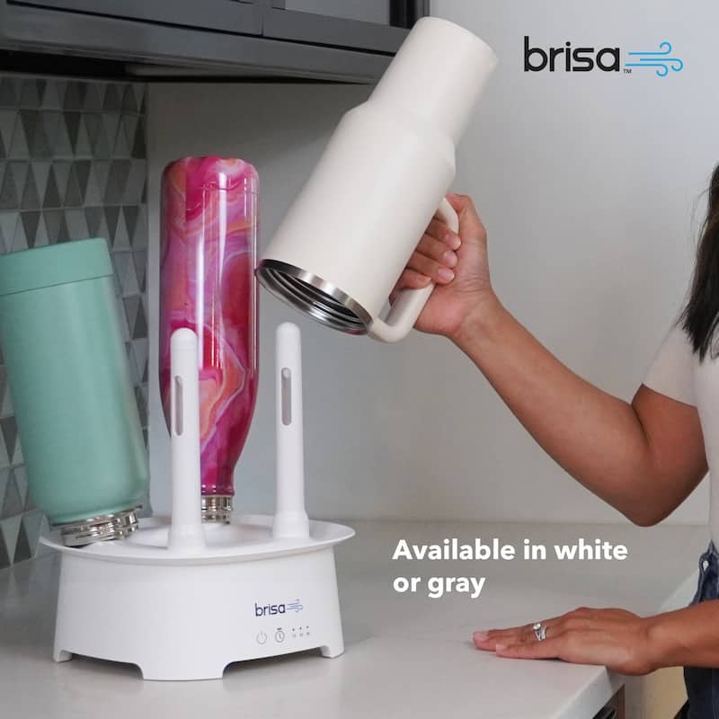 9" Brisa White Powered Drying Rack - 9.00 in. x 12.00 in. x 9.00 in.