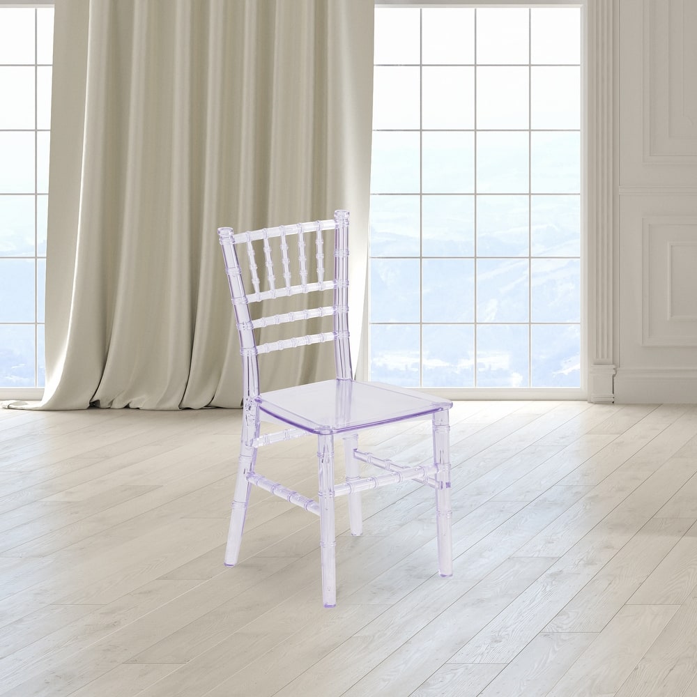 Set of 10 Children's Classic Resin Chiavari Chairs for All Occasions