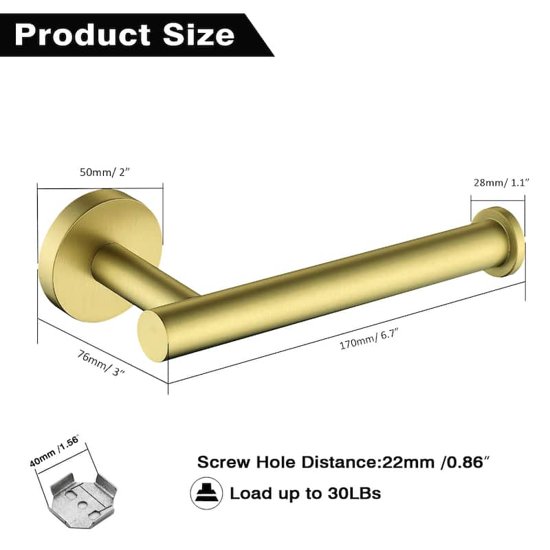 Wall Mounted Toilet Paper Holder