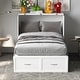 preview thumbnail 6 of 18, 44.4"Murphy Bed Chest with Drawers For Home Office or Small Room