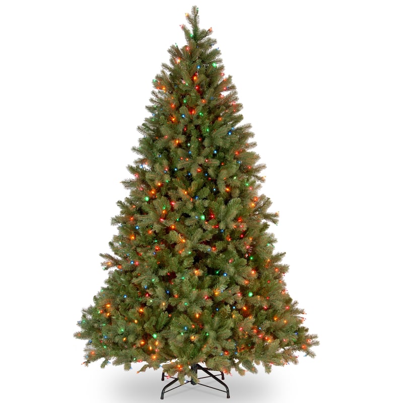 National Tree Company 6.5 ft. Downswept Douglas Fir Tree with Multicolored Lights - 6.5 Foot