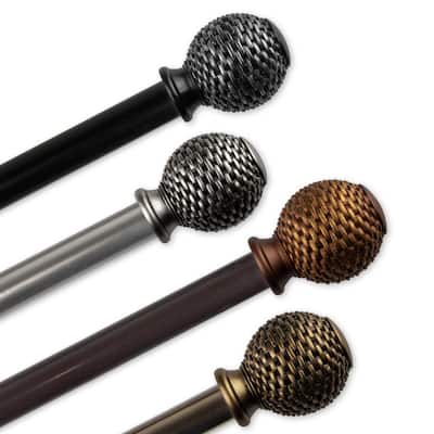 InStyleDesign Norty Adjustable Curtain Rod 13/16 inch dia.