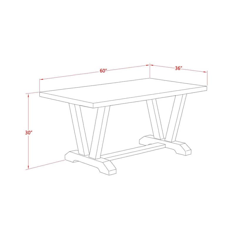 HomeStock 5-Piece Wire Brushed Linen White Finish Solid Wood Top Dining Table with 4 Upholstered Chairs