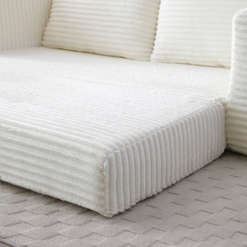 Memory Foam Cloud Loveseat Sofa Bed - 2-in-1 Compressed Foldable Sleeper with Storage, No Assembly Needed