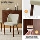 preview thumbnail 43 of 64, HULALA HOME Melisa Solid Wood Dining Chair Set of 4