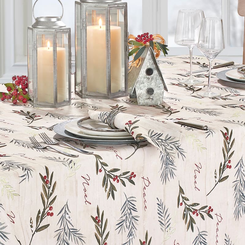 Holiday Tree Trimmings Napkins, Set of 4 - 17"x17"