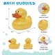 preview thumbnail 2 of 5, DolliBu Metallic Yellow Duck Bath Buddy Squirter For Toddlers - 2.7Lx2.2Wx2.3H inches