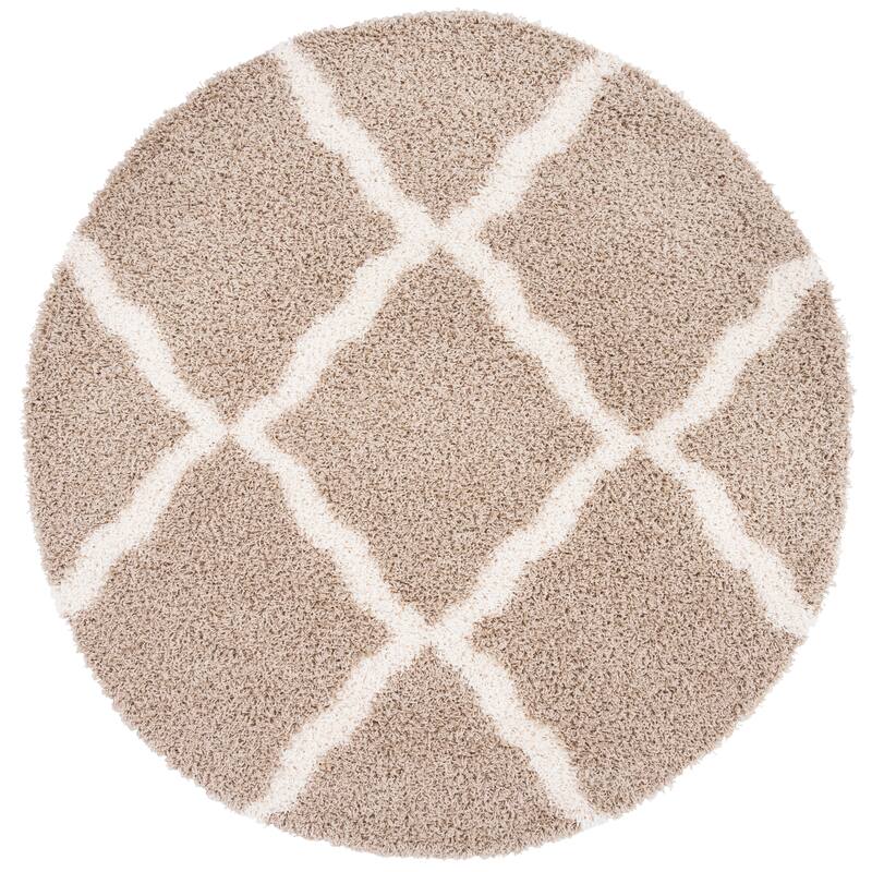 SAFAVIEH Dallas Shag Giusy Trellis 1.5-inch Thick Rug
