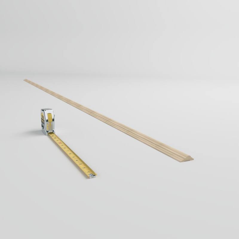WM1217: 1/2-in D x 1-1/2-in W x 96-in L Americraft Solid Hardwood Stain Grade Panel Moulding
