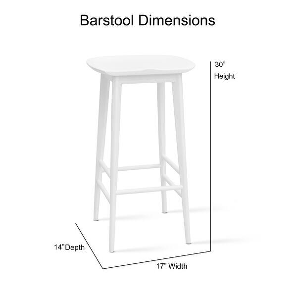 dimension image slide 2 of 3, Greyson Living Hendry Backless Bar Stool - Bar Stool