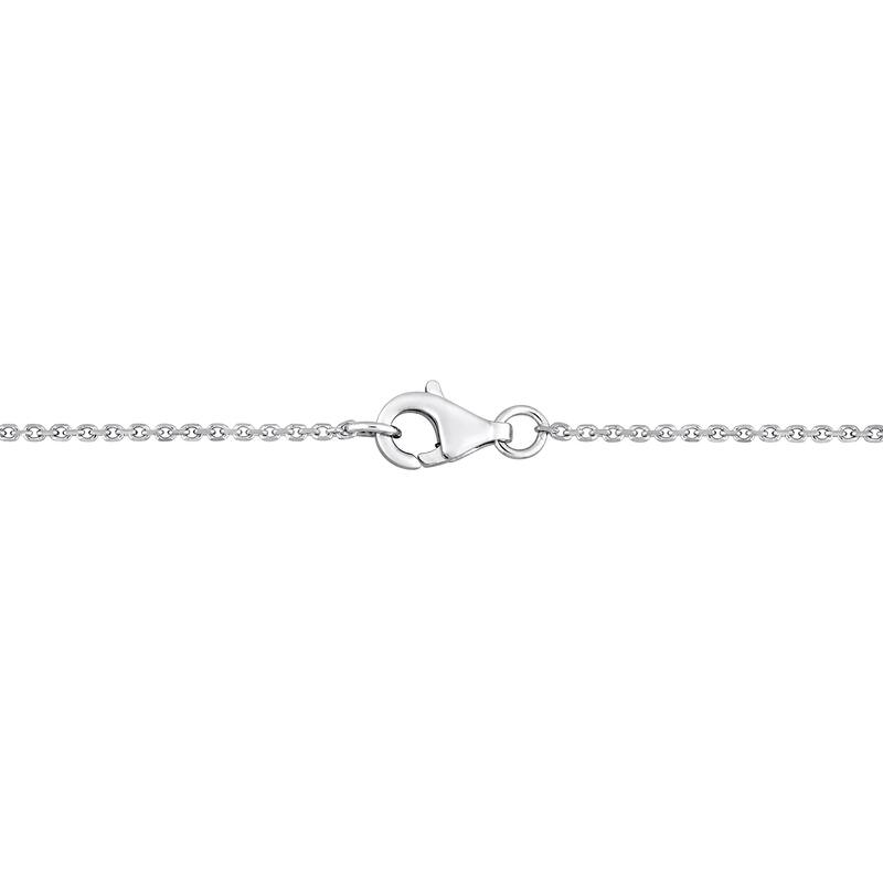 Miadora 2ct TDW Round-Cut Diamond Bar Necklace in 14k White Gold - 18 in.