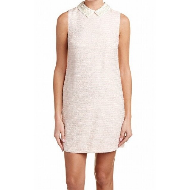 light pink shift dress