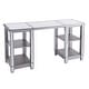 preview thumbnail 5 of 8, SEI Furniture Vedlin Mirrored Office Computer Desk