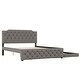 preview thumbnail 9 of 30, Chic Upholstered Platform Bed with Twin Trundle and USB Ports for Comfortable Sleep