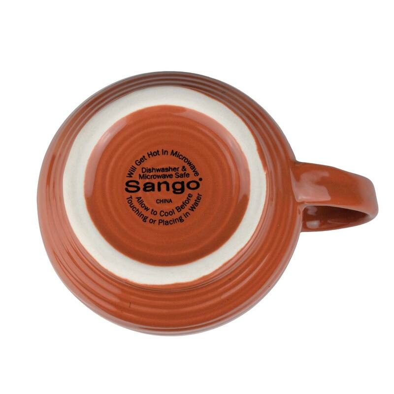 Sango Siterra Painters Palette Mixed Set of 4 Mugs