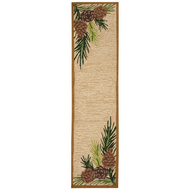 Liora Manne Ravella Forest Border Indoor/Outdoor Rug