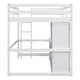 preview thumbnail 28 of 32, Modern Desige Full Size Loft Bed with Wardrobe,Desk and Storage Drawers