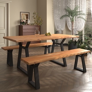 Timber new arrivals dining bench