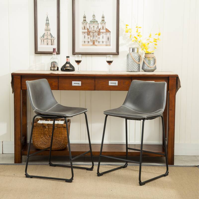 Vintage Counter Height Stools,Set of 2
