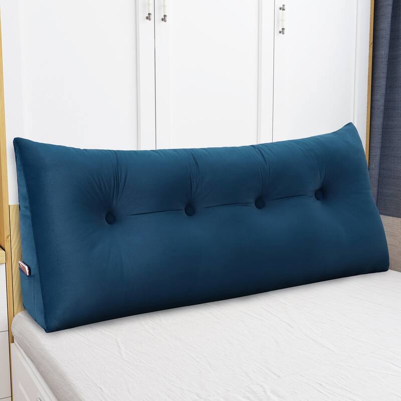 WOWMAX Bed Wedge Bolster Sit Up Reading Pillow Backrest