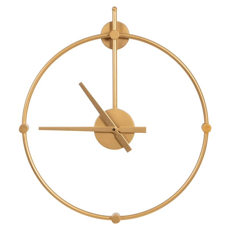 Kate and Laurel Lidor Metal Wall Clock - 22x25