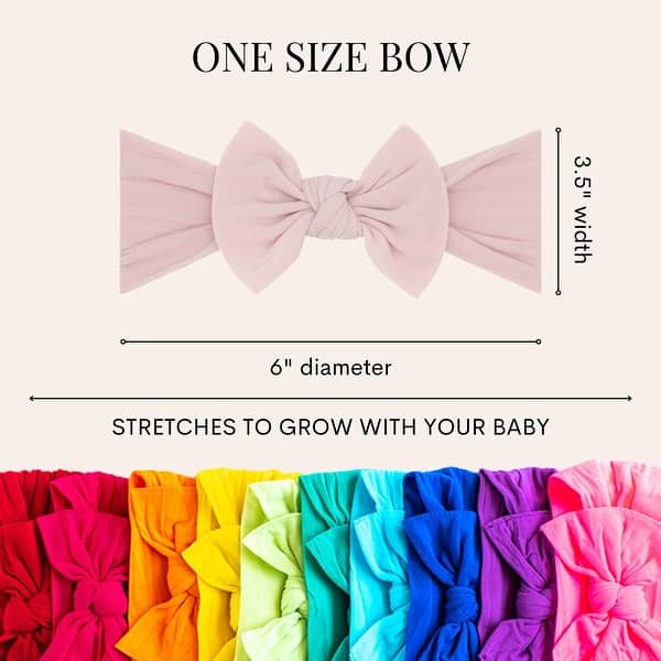 Baby BlingĀ® Trimmed Classic Knot Headband