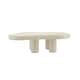 preview thumbnail 7 of 6, Modern Creamy White Irregular Cloud Coffee Table for Bedroom Living Room
