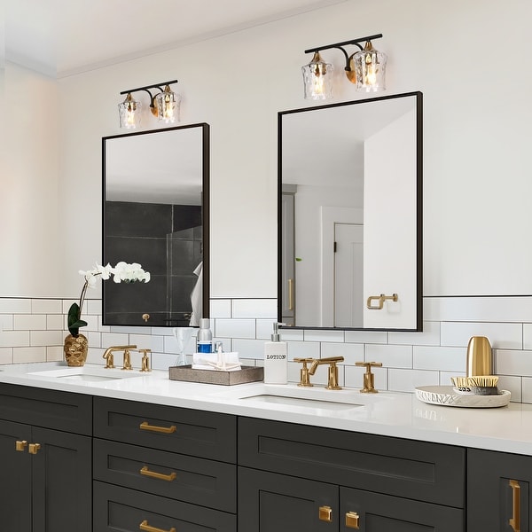 2 light black vanity light cheap