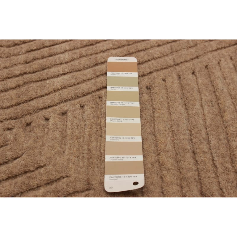 Kashkuli Gabbeh Tan Rug 4'0" x 4'0" - 4'0 x 4'0